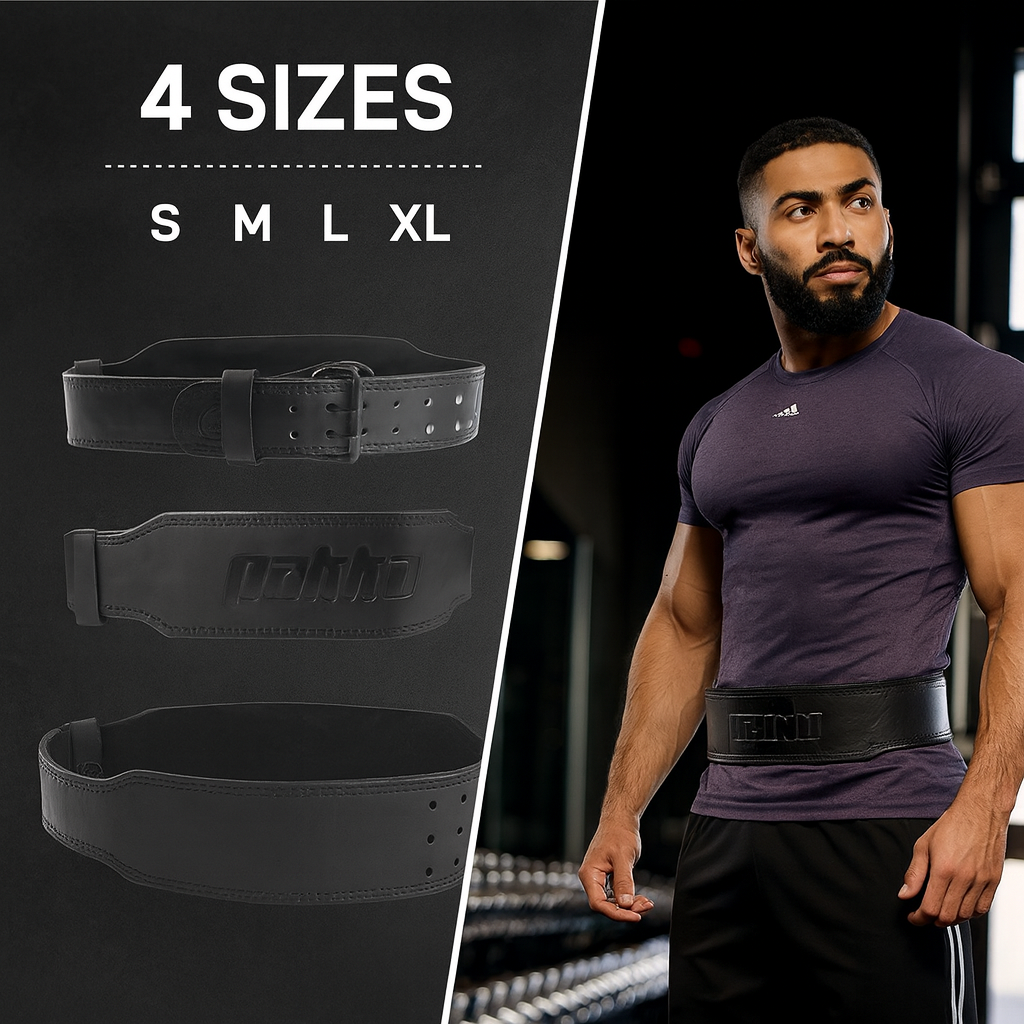 Ceinture Lombaire De Musculation Noire Pakka