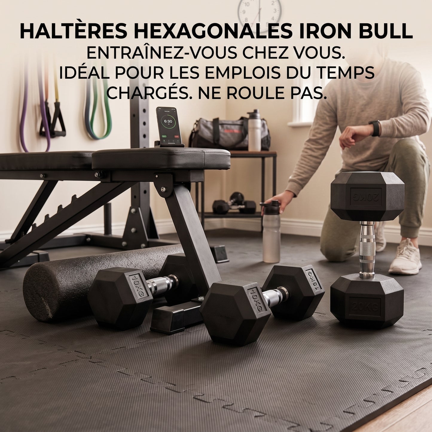 Les Haltères IRONBULL / ADRIFIT