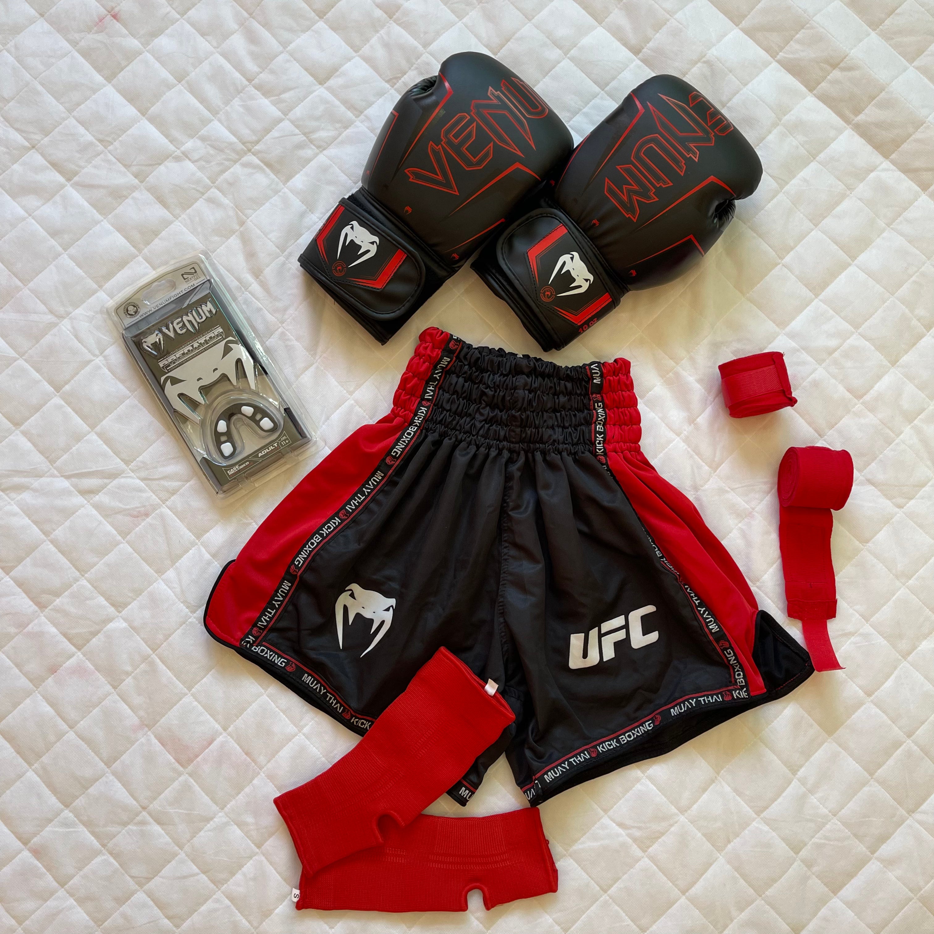 Tenue Muay Thai / Kickboxing Enfant Unisexe - T-shirt Et Short Assortis, Tissu Respirant | Pour Entraînement, Compétition, Arts Martiaux, Tailles 6 à 16 Ans