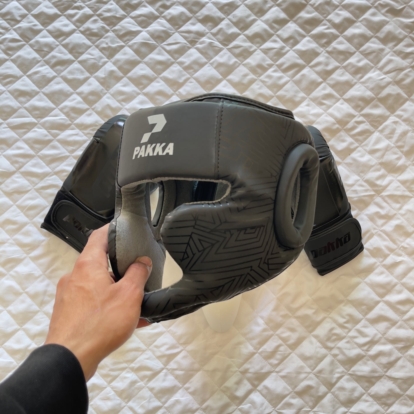Casque De Boxe Pakka Noir