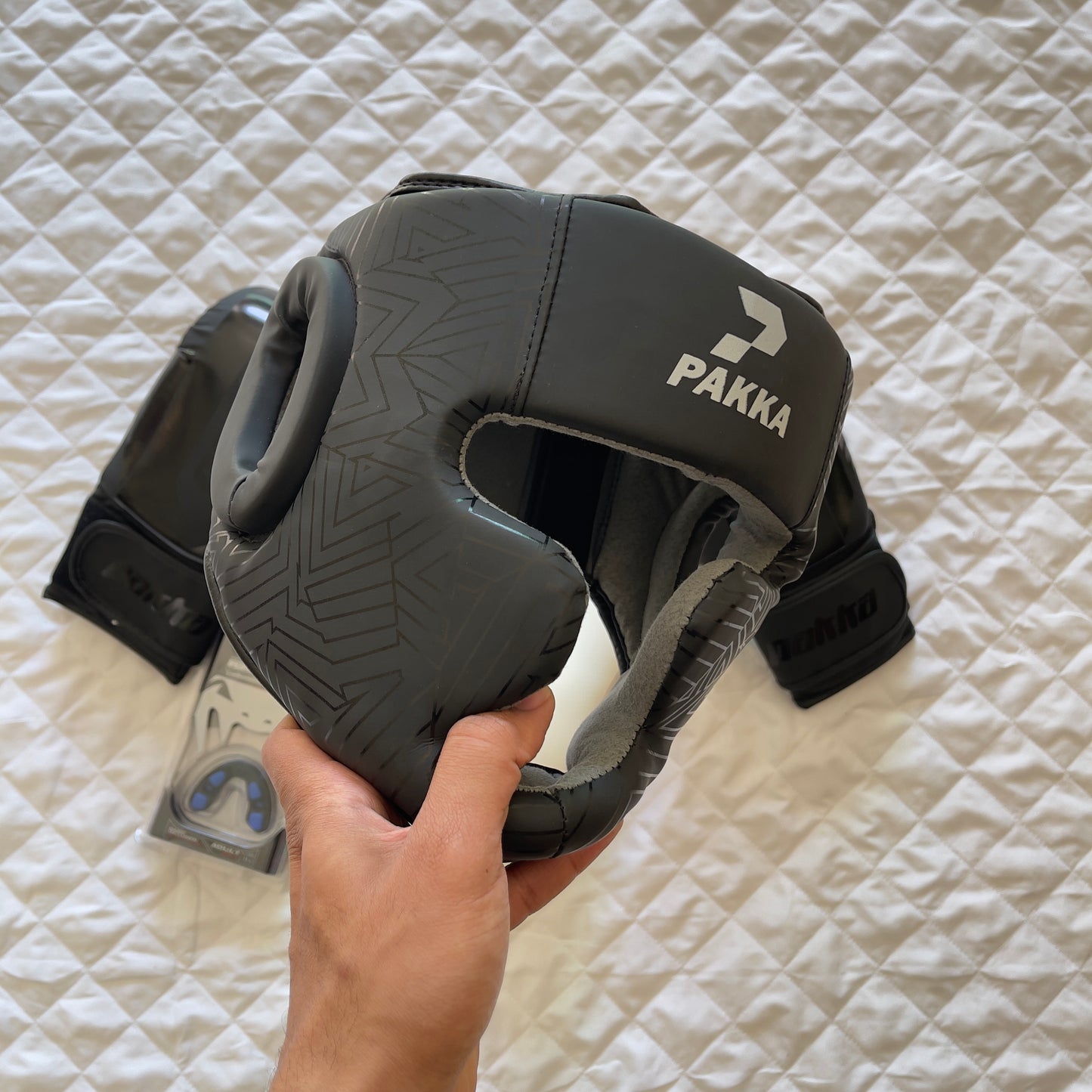 Casque De Boxe Pakka Noir