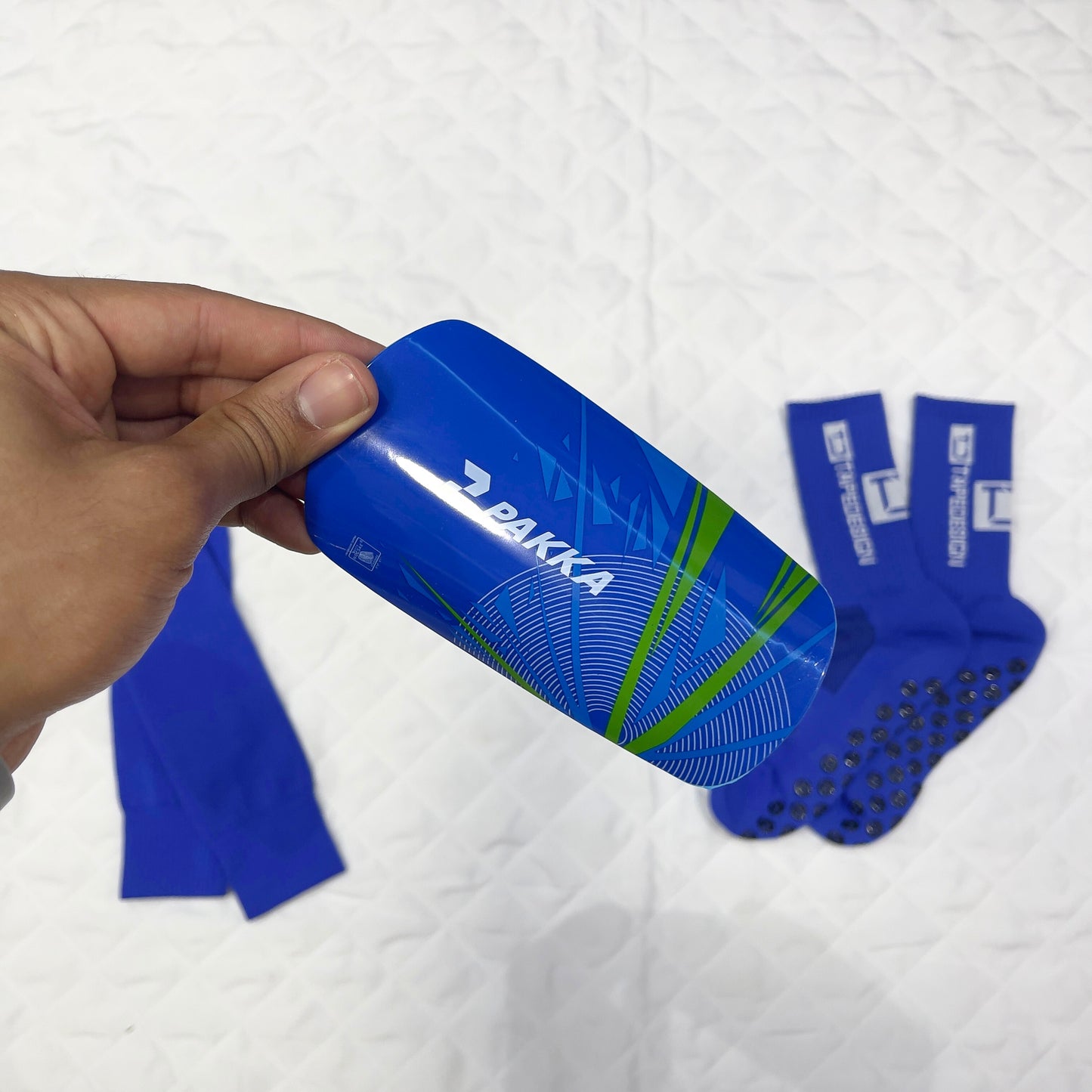 Pack Protege Tibia De Football Blue