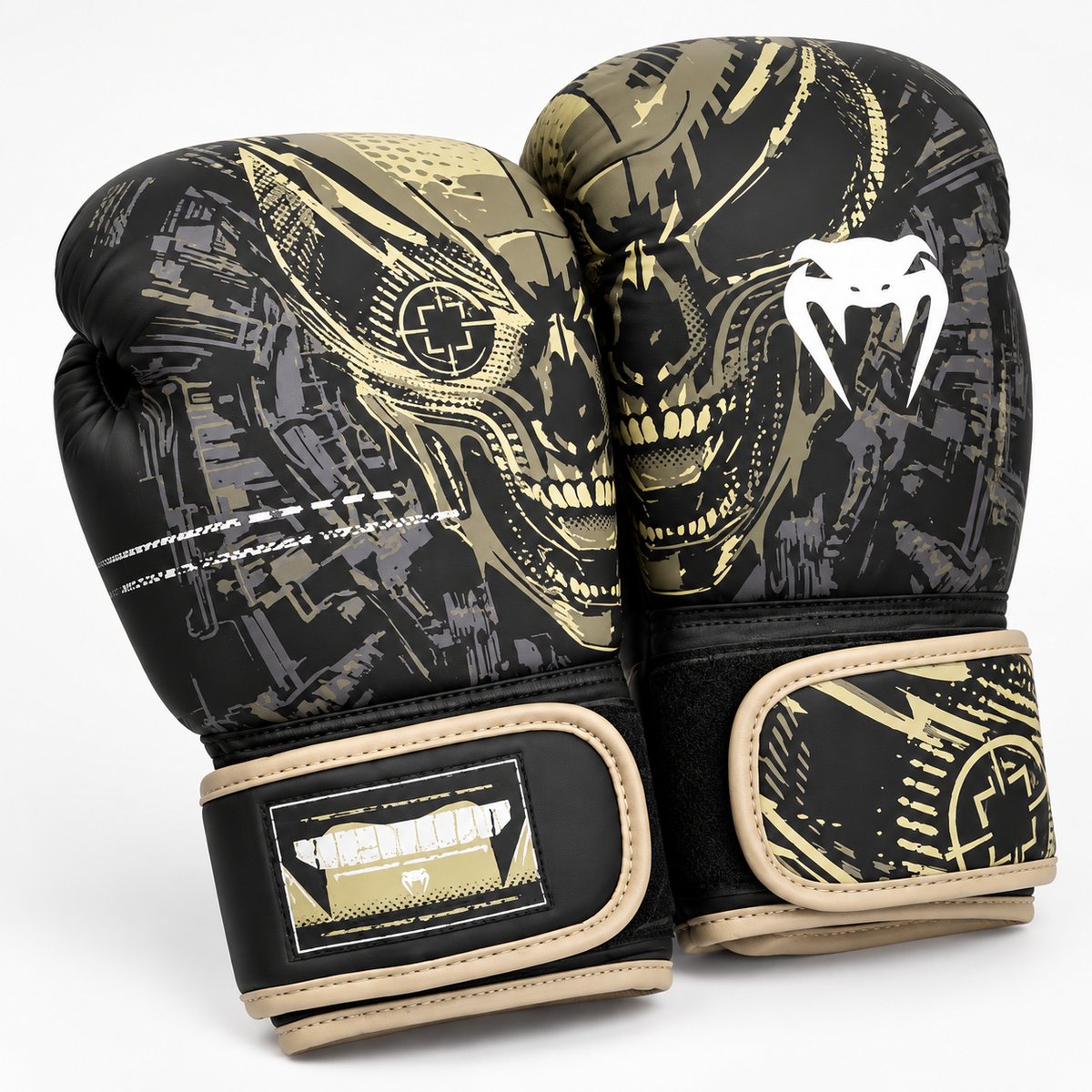 Gants Venum Boxing SKULL Noir