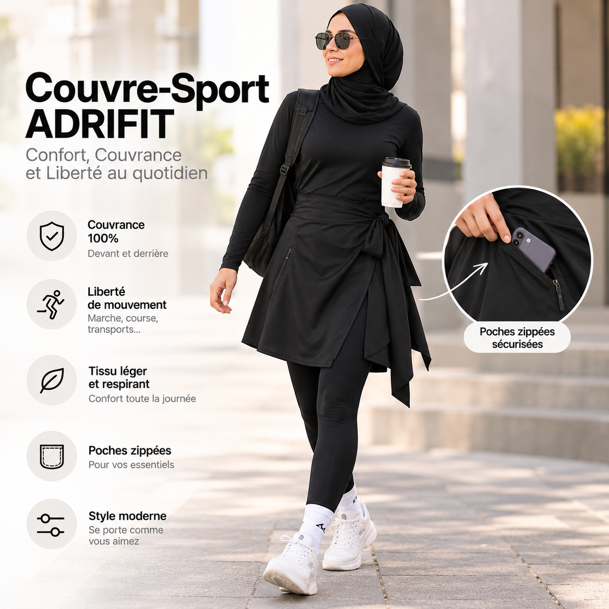 Couvre-Sport ADRIFIT – Confort & Liberté