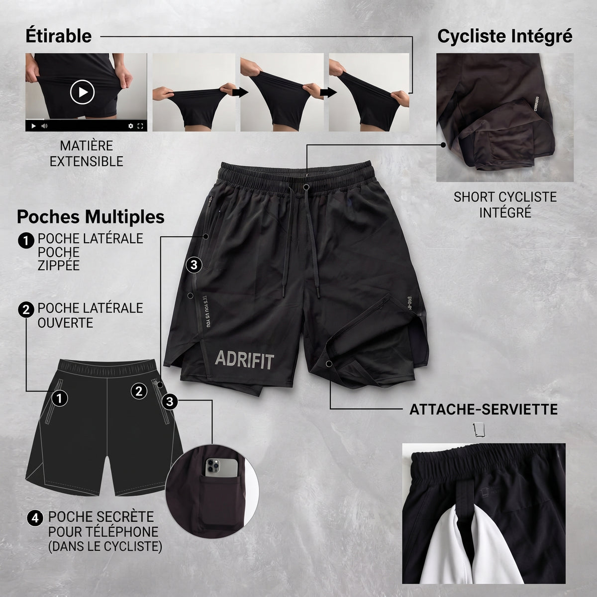 Training Short ADRIFIT