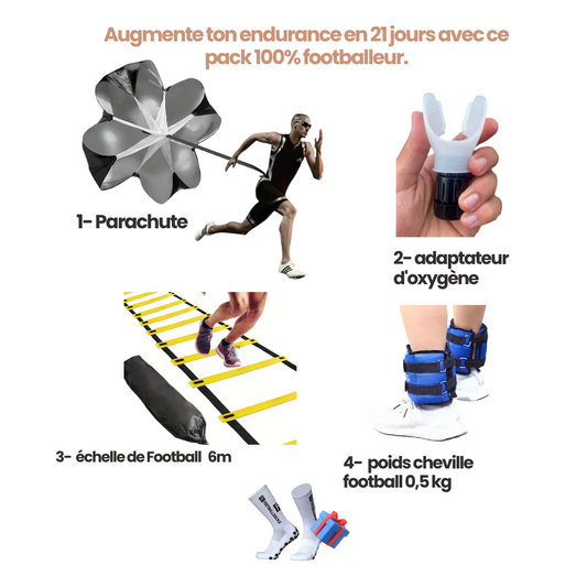 Augmente ton endurance avec ce pack 100% footballeur T