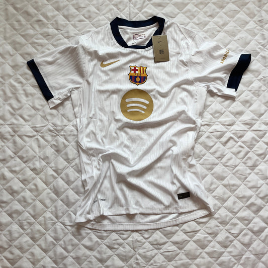 FC Barcelona Blanche Away Kit Jersey ( Premiere Qualitè )