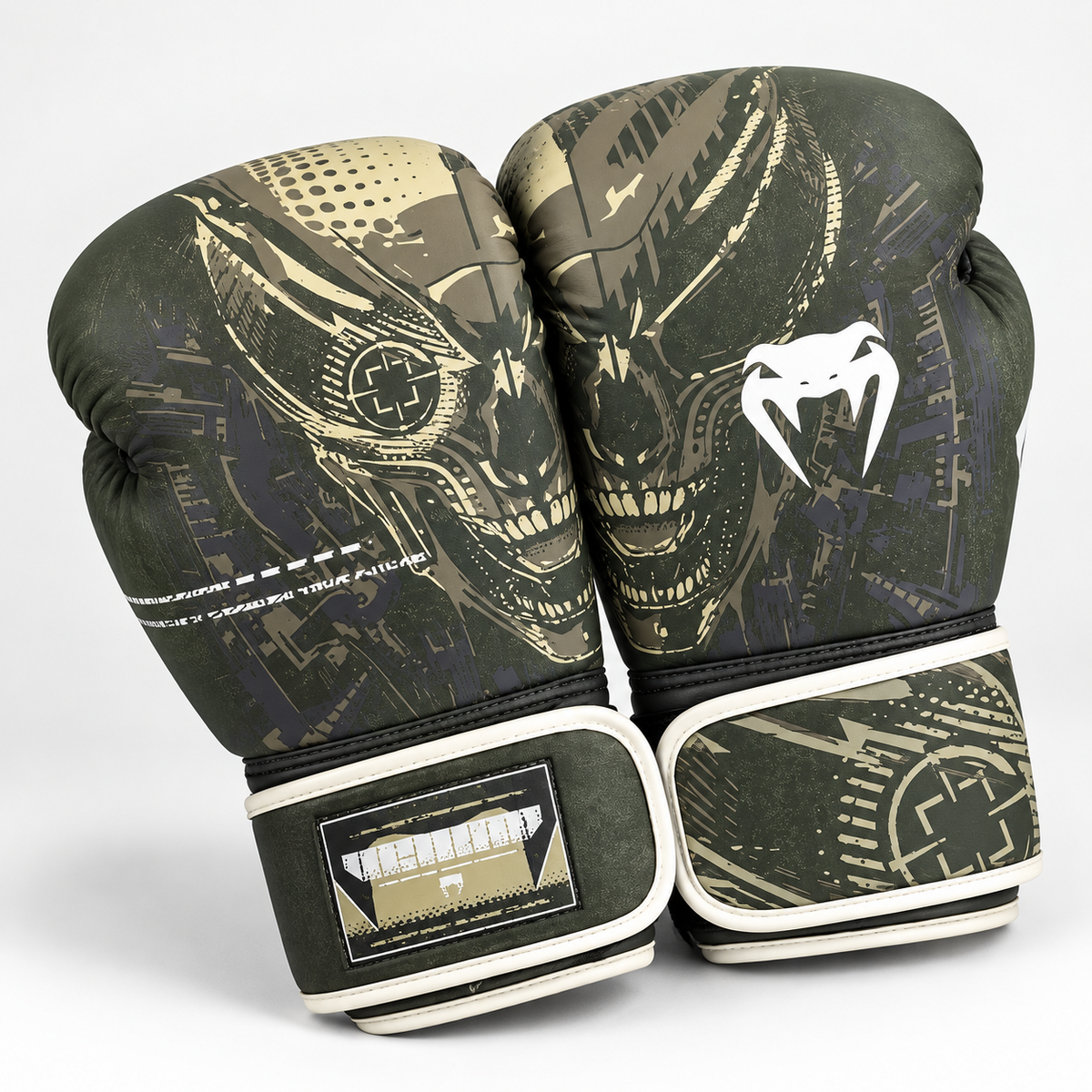 Gants Venum Boxing SKULL Vert